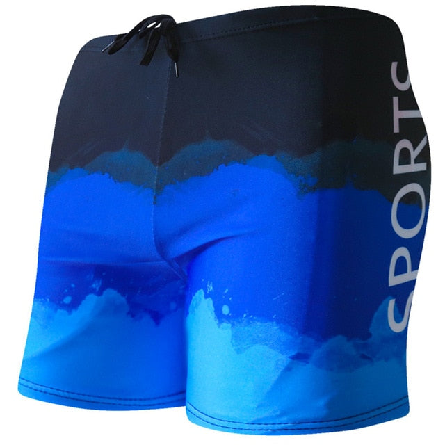 Men's Swimming Trunks Beach Shorts Boxer Briefs Men Male Swim Pool Swimsuit Swimwear Bathing Pants Suit maillot de bain homme