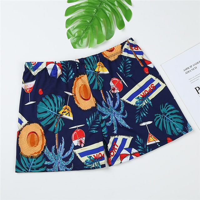 Men Swimming Trunks Multi Prints Swimwear Swim Briefs Swimsuit Beach Boxer Shorts Wear Bathing Suit