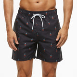 New Men's Swim Trunks Quick Dry Beach Shorts with Pockets Short Swiming Trunks with Mesh Lining Swimwear Bathing Suits