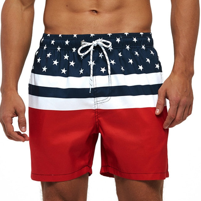 Mens Quick Dry Printed Short Swim Trunks with Mesh Lining Swimwear Bathing Suits Funny Shorts with Mesh Lining Swimwear Bathing