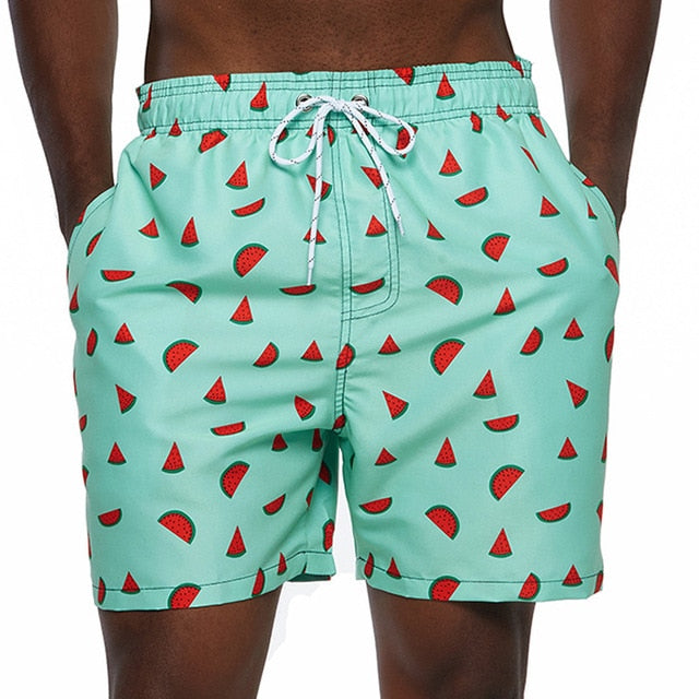 Mens Quick Dry Printed Short Swim Trunks with Mesh Lining Swimwear Bathing Suits Funny Shorts with Mesh Lining Swimwear Bathing