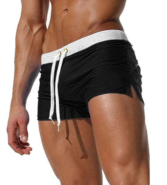 Men's Swimwear Men Swimsuit Maillot De Bain Boy Swim Suits Boxer Shorts Swim Trunks Swimming Surf Badpak Mayo Gay Sungas