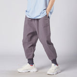 MrGB Harem Pants Men Japanese Casual Cotton Linen Trouser Man Jogger Pants Chinese Baggy Pants