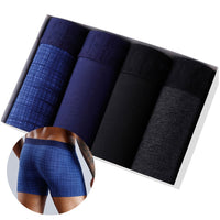 4pcs Set Men Boxer Shorts Soft Boxers for Men's Panties Men’s Underpants Male Cotton Sexy Underwear Boxershorts Family Calecon