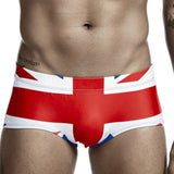 UK US CA Flag Swimwear Man Swimsuits Swimming Trunks For Men Fast Dry Mens Swim Briefs Men's Bathing Suits Beach Surf Short