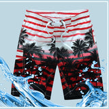 Mens Board Shorts Summer Swimwear Men Print Swimsuit Holiday Beach Wear Surf Bathing Suit Swimming Trunks Sunga Plus Size 6xl